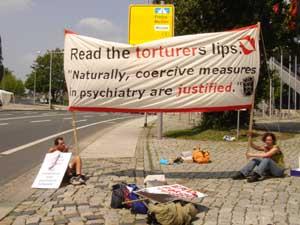 Protest gegen WPA-Kongress in Dresden - Juni 2007